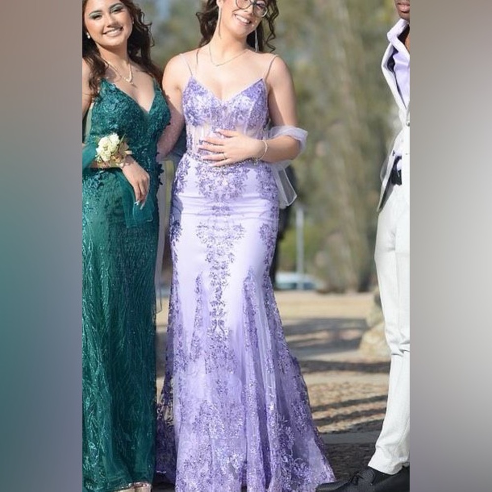 LILAC PROM DRESS